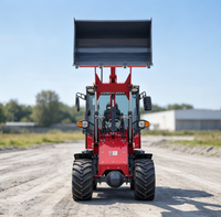 Chargeuse sur pneus compacte 25KW LC908 avec hauteur de déchargement de 2300 mm, structure compacte pour l'agriculture, les entrepôts et les chantiers de construction