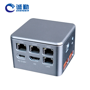 NUC xách tay Mini PC N100 N300 N95 Intel Alder hồ 2 * USB3.0 Type-C 4k hiển thị 4 * LAN mini máy tính để bàn máy tính cho văn phòng kinh doanh - Product Image 1