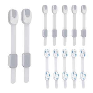 Prodigy <span class=keywords><strong>Chiusura</strong></span> <span class=keywords><strong>di</strong></span> <span class=keywords><strong>Sicurezza</strong></span> Regolabile a Prova <span class=keywords><strong>di</strong></span> Bambino, Multifunzionale in Plastica per Armadietti, Porte e Frigoriferi, Semplice da Usare - Product Image 2