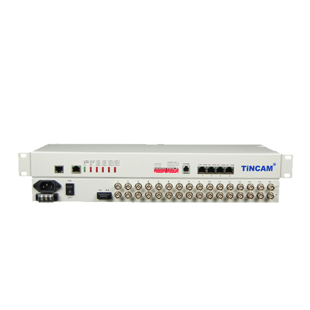 TINCAM high quality E1 Ethernet to Fiber 16 Channel Pdh 16E1 Over Fiber Optical Multiplexer