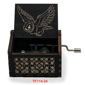 Popular Harry Music Wooden Magic Academy Music Box Película Melody 18 Note Recuerdo especial para fanáticos Regalos de Navidad familiares - Product Image 5