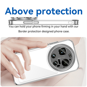 Custodia Trasparente per Xiaomi 17 <span class=keywords><strong>Ultra</strong></span>, Anti-Graffio con Bordo Morbido in TPU + Cover Posteriore Rigida in Acrilico per Xiaomi Mi 17 <span class=keywords><strong>Ultra</strong></span> - Product Image 5