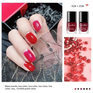 Vernis à ongles rouge grenade 6 ml, multicolore, base UV, longue tenue, séchage rapide, durcissement LED, vernis à ongles tendance, qualité supérieure - Product Image 4