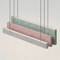 Lampe suspendue linéaire acoustique UGR19 à dégradé de couleurs, écologique, en gros, avec diffuseur prismatique pour bureau