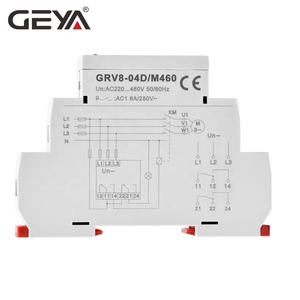 GEYA GRV8-04 регулятор напряжения переменного тока, реле защиты от последовательности фаз и сбоев 10 А - Product Image 5