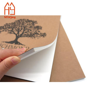 Cahier vierge à couverture kraft personnalisée 210g/A3/A4 bloc-notes en papier <span class=keywords><strong>aquarelle</strong></span> scolaire 20 feuilles de papier à dessin pour les arts - Product Image 3