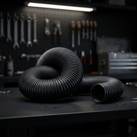 Conduit en plastique corrugué renforcé de fil de fer, 1-1/2 pouce, haute pression, tube de protection de câbles durable