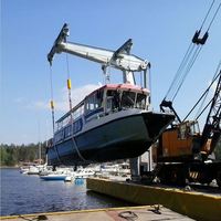 Grue à portique mobile pour le levage de petits bateaux, 5-15 tonnes, à vendre