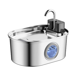 Fontaine à eau pour chat ultra silencieuse avec filtre, fontaine à eau automatique pour animaux de compagnie, fontaine à eau pour chat avec lumière LED - Product Image 3