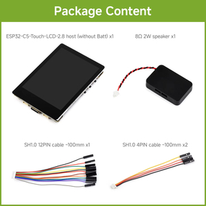 La pantalla táctil capacitiva IPS de 2,8 pulgadas ESP32-C5 integra una interfaz SPI, resolución de 240 × 320, múltiples periféricos K458 - Product Image 4