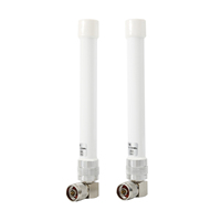 Station de base omnidirectionnelle 220 mm, intégration de système sans fil 2,4 G/5G, antenne Wifi 51 dBi, connecteur à angle droit IP67