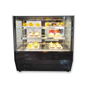 Réfrigérateur de présentation à porte vitrée à deux portes, à température unique, design en verre incurvé, pour la crème glacée et les gâteaux, Mexique, Brésil, Colombie - Product Image 5