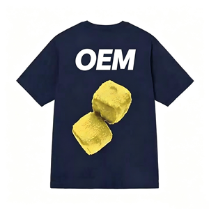 Camiseta estampada para hombre de alta calidad, 100% algodón puro, transpirable, con estampado de grafiti, logotipo OEM - Product Image 3