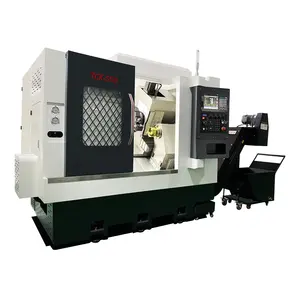 TCK550 Low Price CNC Lathe/ CNC Turning Center with Counter Spindle/ Live Tooling Turret lathe machine