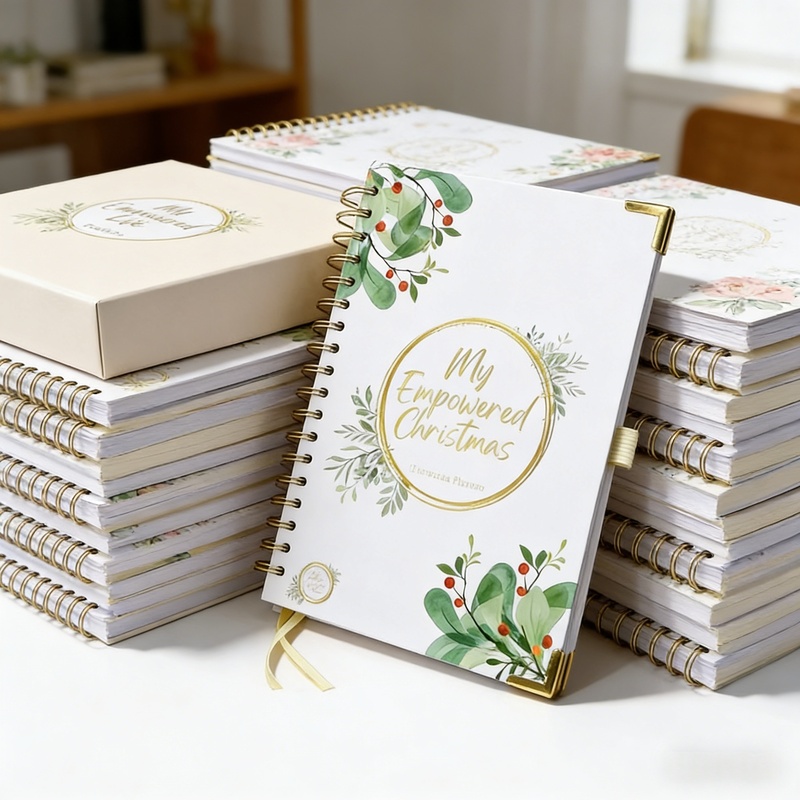 Premium Elegant Wide Ruled Notebook Portable