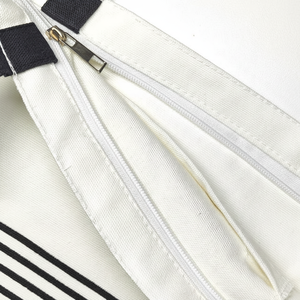 Sac fourre-tout en coton d'inspiration marine avec patch ancre - Product Image 1