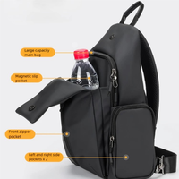 Nueva Bolsa Deportiva Casual para Hombre, Bolsa de Pecho de Alta Gama, Impermeable y Multifuncional