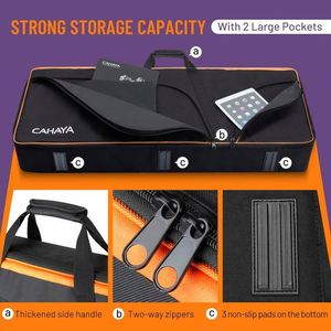 Fábrica BSCI, Estuche Personalizado para Teclado de Piano Eléctrico de 15 mm de Grosor, 61 Teclas, Estuche Blando para Teclado de 61 Teclas, Bolsa de Transporte para Órgano Electrónico - Product Image 5