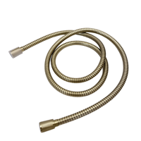Fabricant de tuyau de douche haute pression de 150cm, rallonge en métal, tuyau flexible en acier inoxydable, métal doré