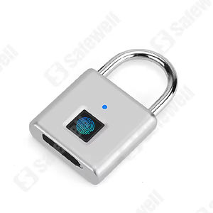 Candado inteligente de alta tecnología Safewell para huellas dactilares, candado antirrobo duradero para equipaje y puerta, material de aleación de Zinc, para uso en viajes - Product Image 4