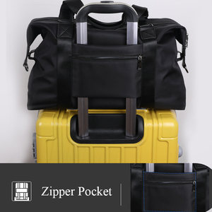 Luxury <strong>Mens</strong> Nylon <strong>Weekender</strong> Duffle <strong>Bags</strong> Waterproof Travel Tote with Luggage Sleeve Large Carry on Duffel <strong>Bag</strong> - Product Image 5
