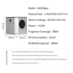 Hadiah natal terbaik grosir OEM/ODM penyebar Nebulizing ruangan pewangi komersial esensial penyebar minyak Aroma dengan musik - Product Image 2