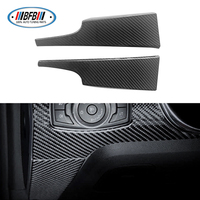 Kits de tableau de bord en carbone sec RHD Accessoires intérieurs Add-Ons pour Ford Mustang 2015 + 4pcs Fit