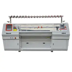 New Three System High-speed Sweater Knitting Machine Making Fabric