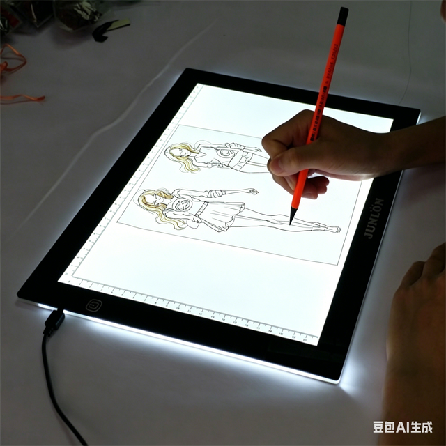 Factory Wholesale A2 Acrylic Dimmable Eye Protection Flat Writing Board Drawing Children Led Light Pad Luminous Tracing Board