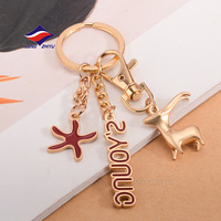 Longzhiyu 18 ans porte-clés en alliage de zinc fabricant personnalisé moulé sous pression porte-clés en relief pour cadeau souvenir