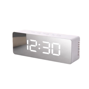 Small Size Big Display <b>Digital</b> Led Alarm <b>Clock</b> Wall <b>Clock</b> Smart Alarm <b>Clock</b> with Mirror Screen and Backlight - Product Image 1