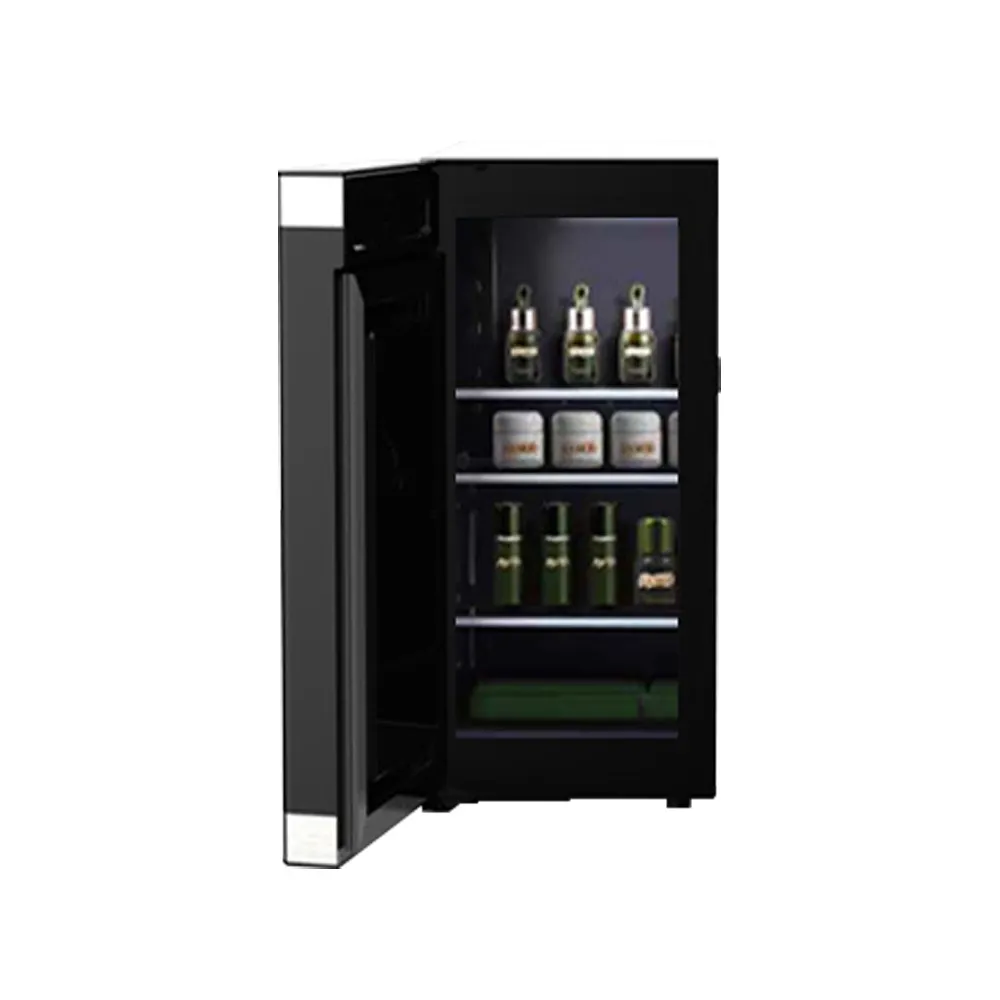9,8 l Mini Portable couleur noire et tactile Led contrôle du refroidisseur de lait réfrigérateur pour Machine à café garder le lait frais