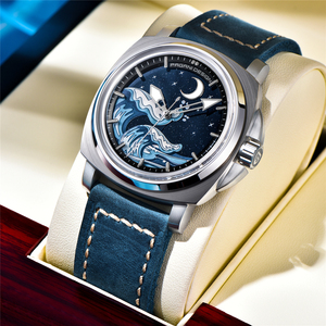 Montre-bracelet mécanique automatique <span class=keywords><strong>PAGANI</strong></span> DESIGN YS014 <span class=keywords><strong>NH35A</strong></span>, nouvelle montre avec carte de vagues, saphir, étanche, pour hommes - Product Image 2