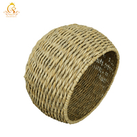 Lit surélevé pour chat en jacinthe d'eau EUR PET, accessoires pour animaux de compagnie, fabriqué à partir de matériaux naturels et décoration d'intérieur élégante