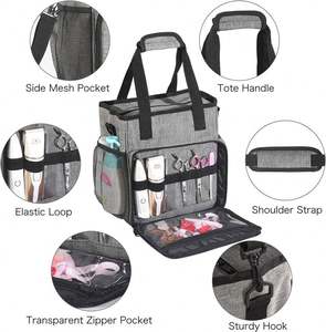 Free Sample Pet Grooming Organizer <b>Bag</b>, Dog Grooming <b>Tools</b> <b>Tote</b> <b>Bag</b>, Adjustable Dog Grooming Kit Shoulder <b>Bag</b> for Pet Groomer, - Product Image 2