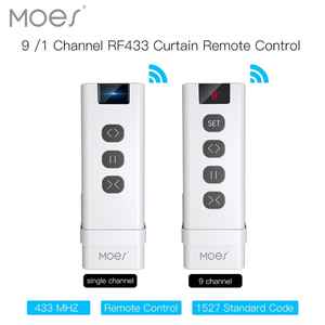 Tuya รีโมทคอนโทรลไร้สาย433MHz RF พร้อมแอปควบคุมแบตเตอรี่ LR23A อัจฉริยะ4ปุ่ม9ฉาก SH1909 - Product Image 3