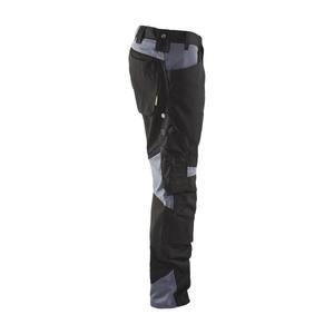 BLAKLADER - 155618609994D116 Pantalones sin bolsillos para uñas Negro/Gris-EAN 7330509594780 PANTALONES DE TRABAJO CARGO - Product Image 4