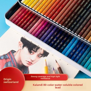 <span class=keywords><strong>CARAN</strong></span> DACHE para Cada Lápiz de Colores Prismalo Soluble en Agua de 80 Colores, para Dibujo a Mano, Profesional, Estudiantil, Artístico, para Principiantes - Product Image 5