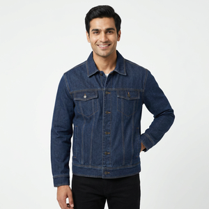 OEM High Quality Custom <b>Mens</b> <b>Denim</b> <b>Jacket</b> Casual Button Coat with Winter Season <b>Men's</b> JacketsMan JacketsJacket for Man - Product Image 1