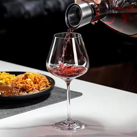 Gobelets en plastique transparent de haute qualité en forme d'œuf pour le vin et le whisky, pour le champagne