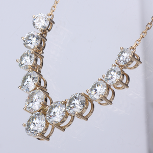 Bonito y a la moda HTHP 18K <span class=keywords><strong>oro</strong></span> rosa GH SI Lab creado diamante colgante collar <span class=keywords><strong>para</strong></span> hombres y mujeres - Product Image 3