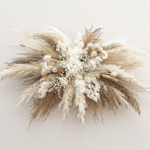 Panneaux muraux de fleurs artificielles de <span class=keywords><strong>pampa</strong></span>, mariage déco, fleurs séchées, fleurs sèches - Product Image 3