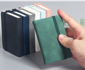 A7 anpassbares <span class=keywords><strong>Mini</strong></span> Journal Dickes PU-Ledertaschen-Notizbuch Retro-Design Vintage-reise tagebuch Studenten logo Hardcover - Product Image 1