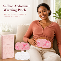 Plaque chauffante au safran pour le confort menstruel féminin, soin abdominal, relaxation nocturne avant le sommeil, douce, confortable et apaisante