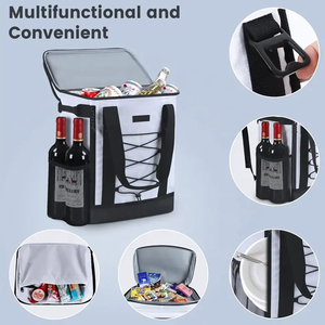 <span class=keywords><strong>Sac</strong></span> <span class=keywords><strong>à</strong></span> <span class=keywords><strong>dos</strong></span> <span class=keywords><strong>isotherme</strong></span> multifonctionnel, étanche et anti-fuite, avec logo personnalisé, pour le déjeuner, la bière, le vin, les voyages, les pique-niques, le camping et la randonnée - Product Image 2