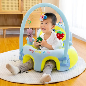 <span class=keywords><strong>Funda</strong></span> de Asiento de Sofá para Bebé, <span class=keywords><strong>Silla</strong></span> de Peluche para Aprender a Sentarse, Cómodo Nido para Niños Pequeños, <span class=keywords><strong>Silla</strong></span> de Sofá Lavable - Product Image 2