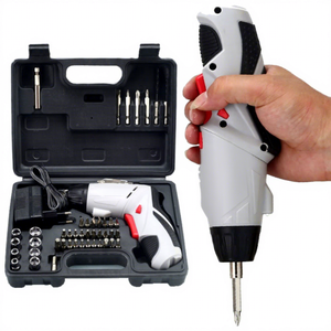 Ensemble de 45 tournevis sans fil Li-ion 4,8 V, <span class=keywords><strong>perceuse</strong></span> électrique rechargeable avec embouts, mini kit de tournevis électrique - Product Image 1