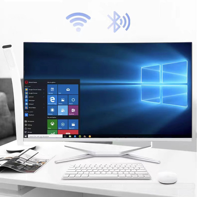 Pc Completo Core I7 I9 Aio Complet Full Set Setup All on One Computer Gamers Gaming Pc Desktop