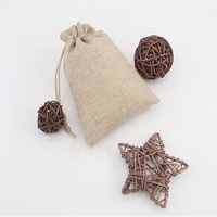 Sacs en toile de jute colorés naturels personnalisés promotionnels vente en gros petit moyen grand sac à cordon de jute pochette cadeau