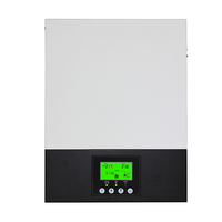Convertisseur solaire hybride 3KW, onde sinusoïdale pure monophasée avec MPPT intégré, WiFi et écran LCD pour système d'énergie solaire, compatible lithium